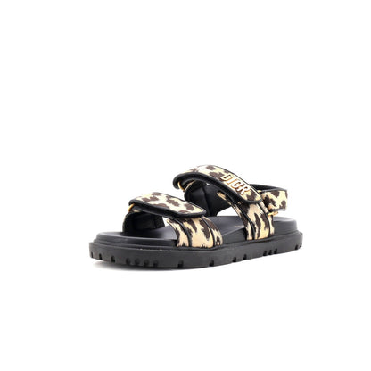 Christian Dior Women'S Dioract Sandals Printed Technical Fabric