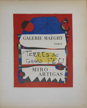 Joan Miro Terres De Grand Feu 