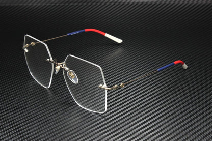 GUCCI GG0683O 003 Rectangular Squared Gold Blue 55 mm Women's Eyeglasses