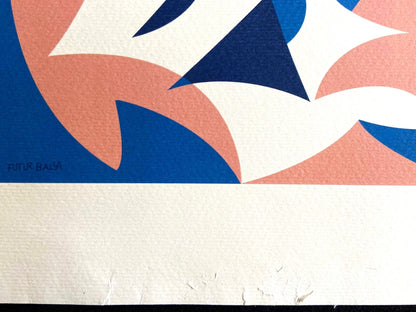 Giacomo Balla, Lithograph 1968 Venice Biennale Coa Numbered In Pencil