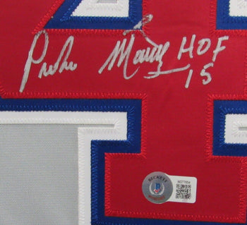 Pedro Martinez Hof Autographed Mitchell & Ness