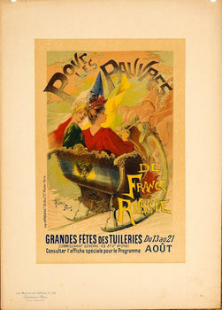 Maitres De L'Affiche Original Poster Vintage Pour Les Pauvres Noury 1896