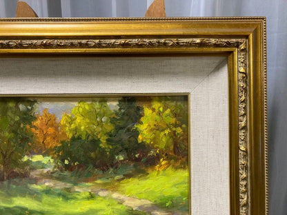 Oil Painting Signed Fall Landscape American Vermont Reeves Carlene A