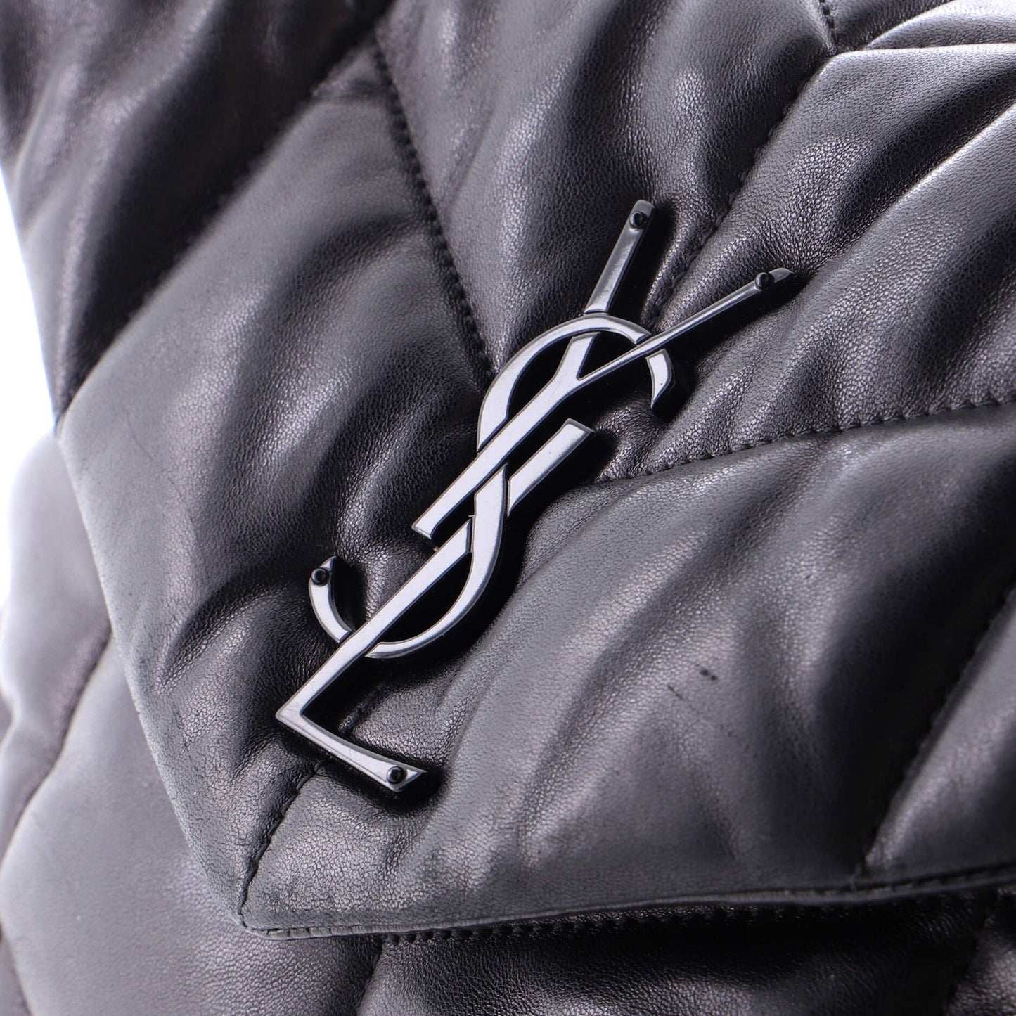 Saint Laurent Loulou Puffer Shoulder Bag Quilted Leather Small