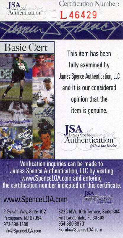 Jerry Rice Autographed 8X10 Photo (Jsa)