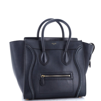 Celine Luggage Bag Smooth Leather Mini