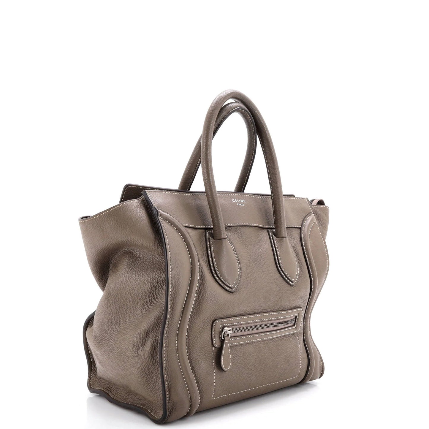 Celine Luggage Bag Grainy Leather Mini