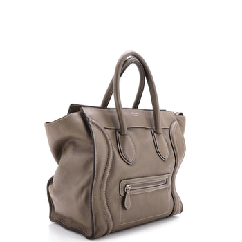 Celine Luggage Bag Grainy Leather Mini