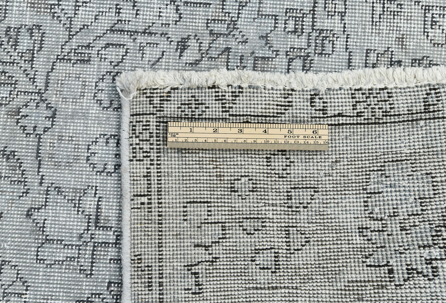 6'7X9 ft Antique Overdyed Distressed Vintage
