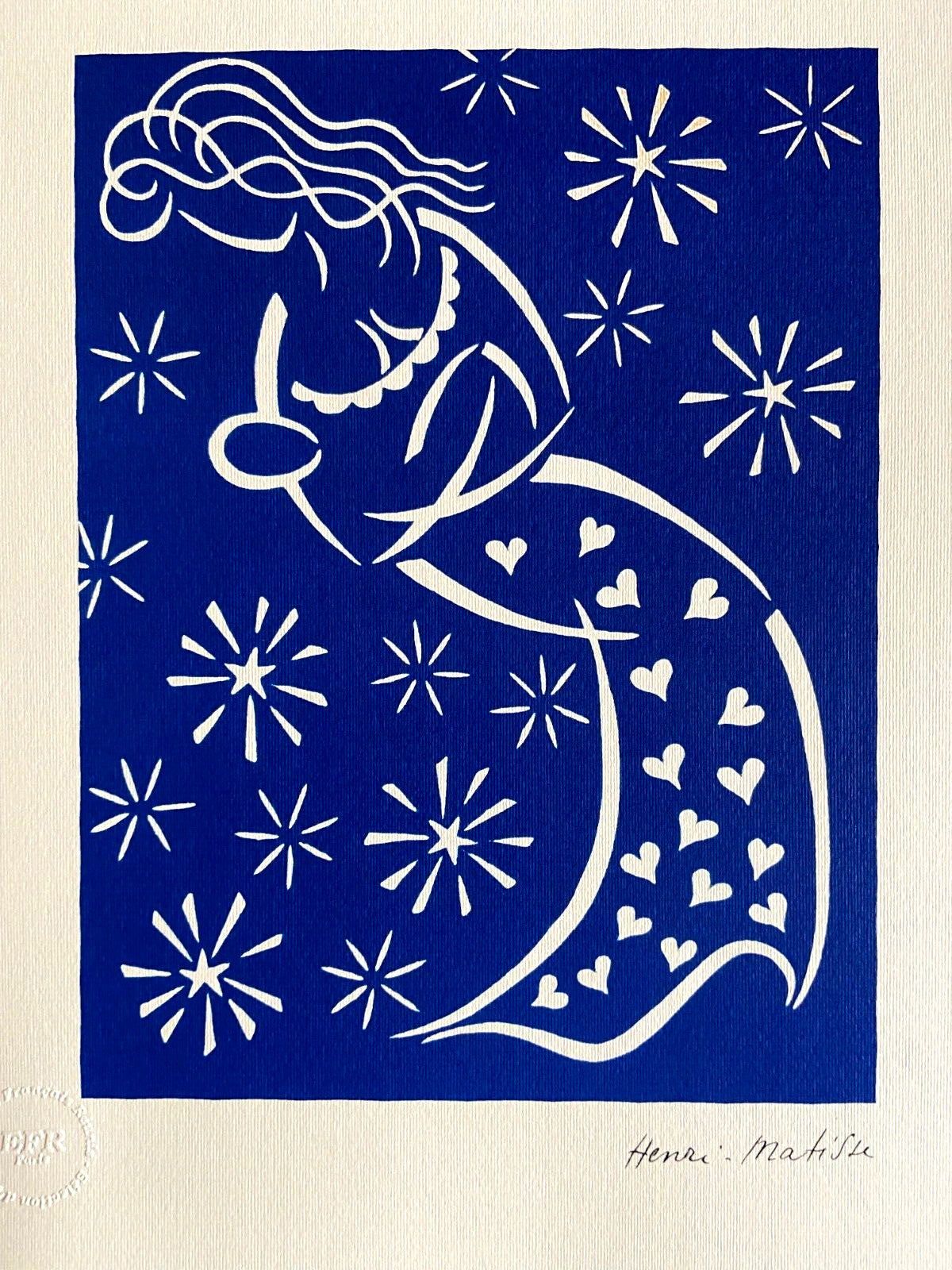 Henri Matisse Lithograph Coa Signed Op Numbered In Pencil 175 Stamp