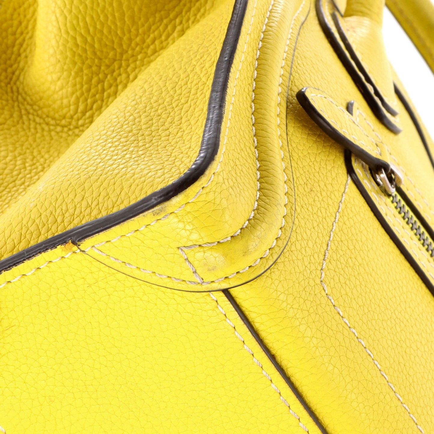 Celine Luggage Bag Grainy Leather Nano