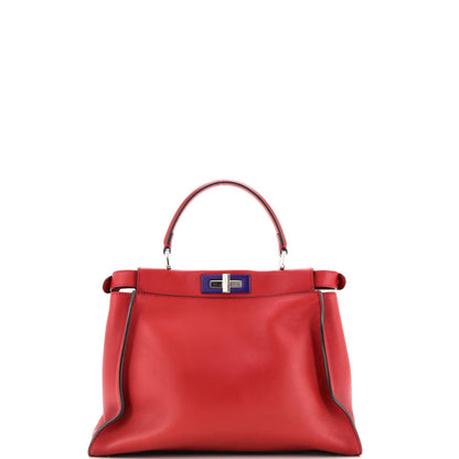 Fendi Peekaboo Bag Rigid Leather Regular