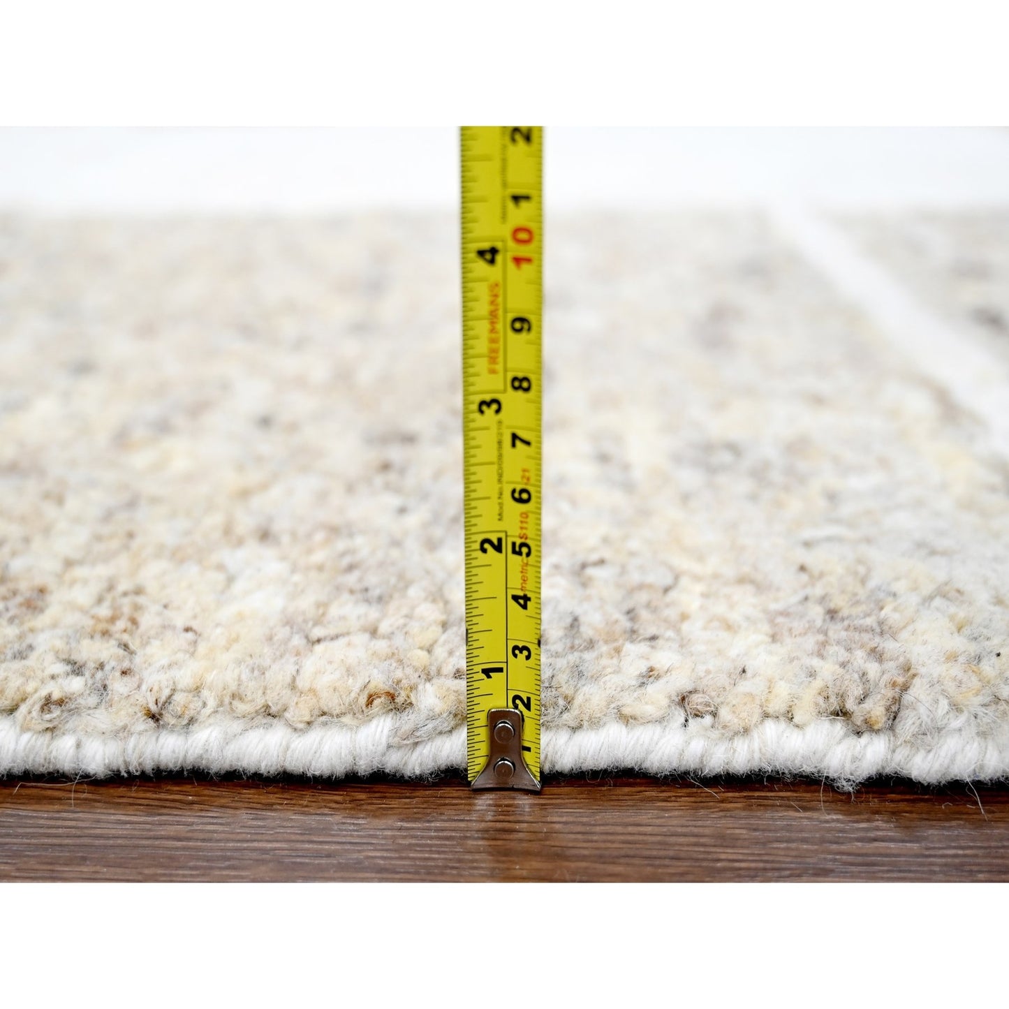 12'1"X17'10" Earth Tone Colors Wool Oversize Hand Knotted Oriental Rug