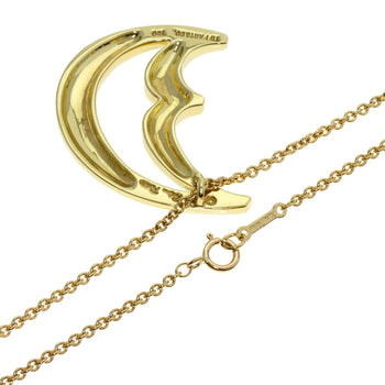 TIFFANY&Co.   Necklace Crescent Moon K18 Yellow