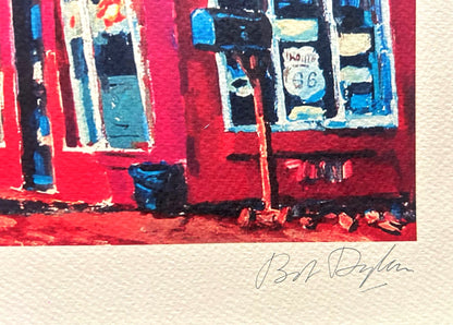 Bob Dylan Lithograph Coa Signed Op Numbered By Hand Limited 250Ex