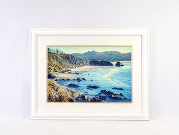 David Maes Gallegos 'Oregon Coast' 2003 Silkscreen Print, Limited Edition Of 300