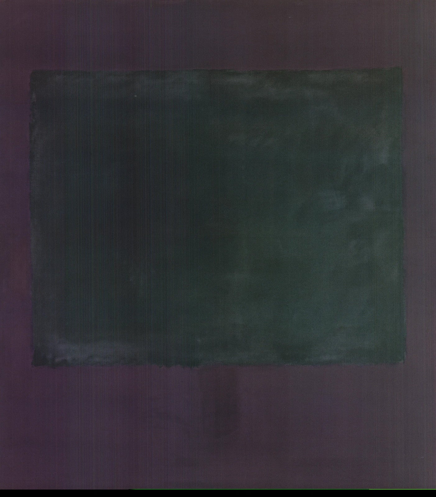 Mark Rothko Green On Purple " Offset Lithograph Abstract