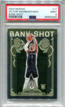 Victor Wembanyama 2023 Mosaic #17 Bank Shot Psa 9 Card