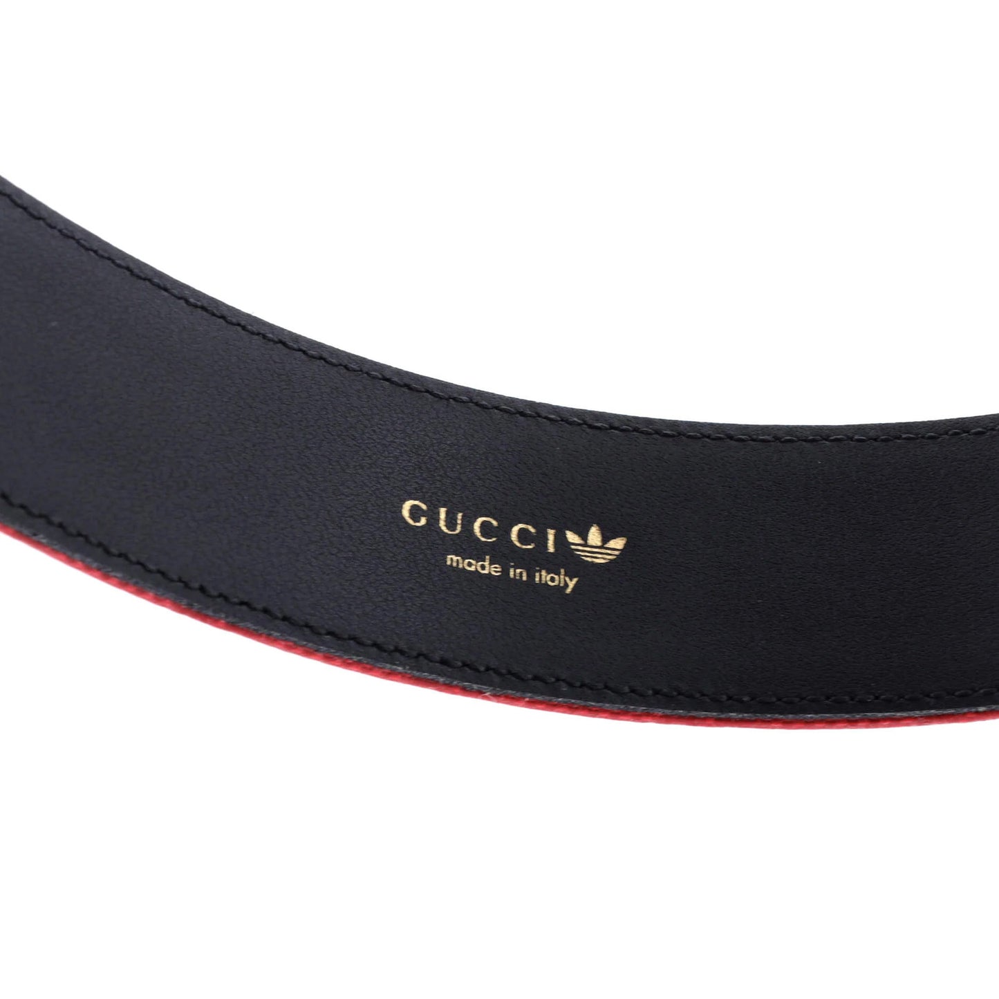 Gucci X Adidas Gg Marmont Belt Gg Coated Canvas And Leather