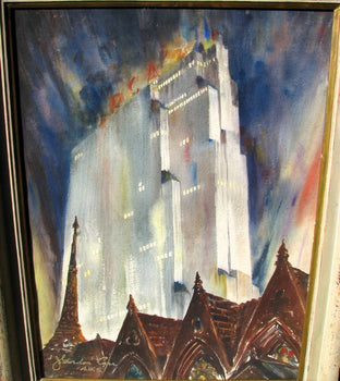 J. Gordon Carr A.W.S. Watercolor Painting 