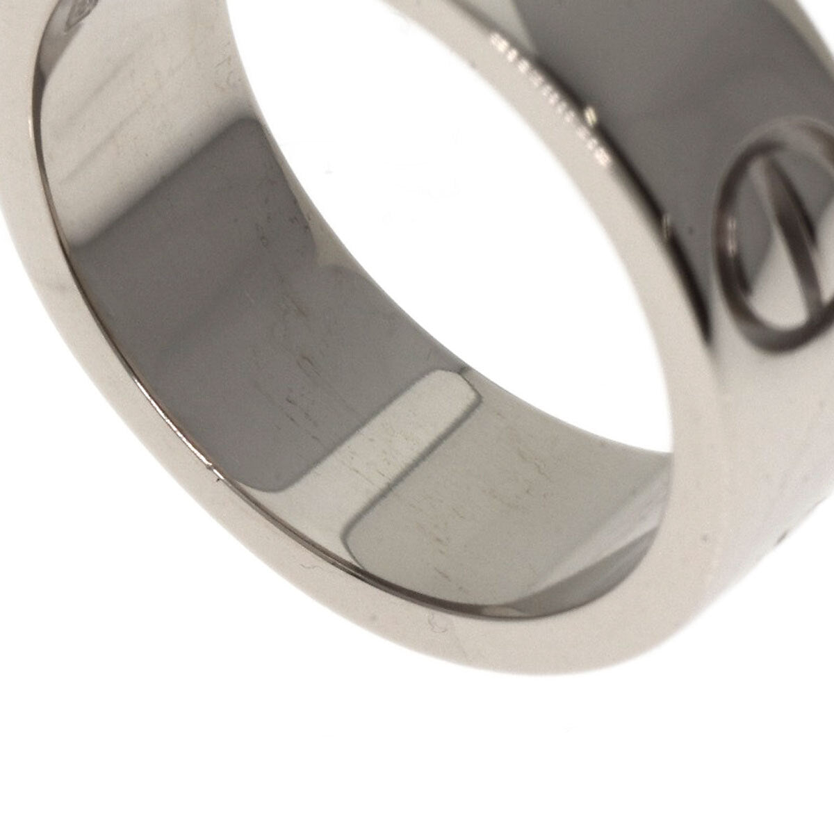 Cartier Ring Love Ring #45 K18 White Gold