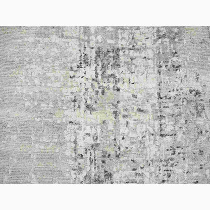2'6"X20' Gray Modern Hand Knotted Undyed Natural Wool Runner Oriental Rug