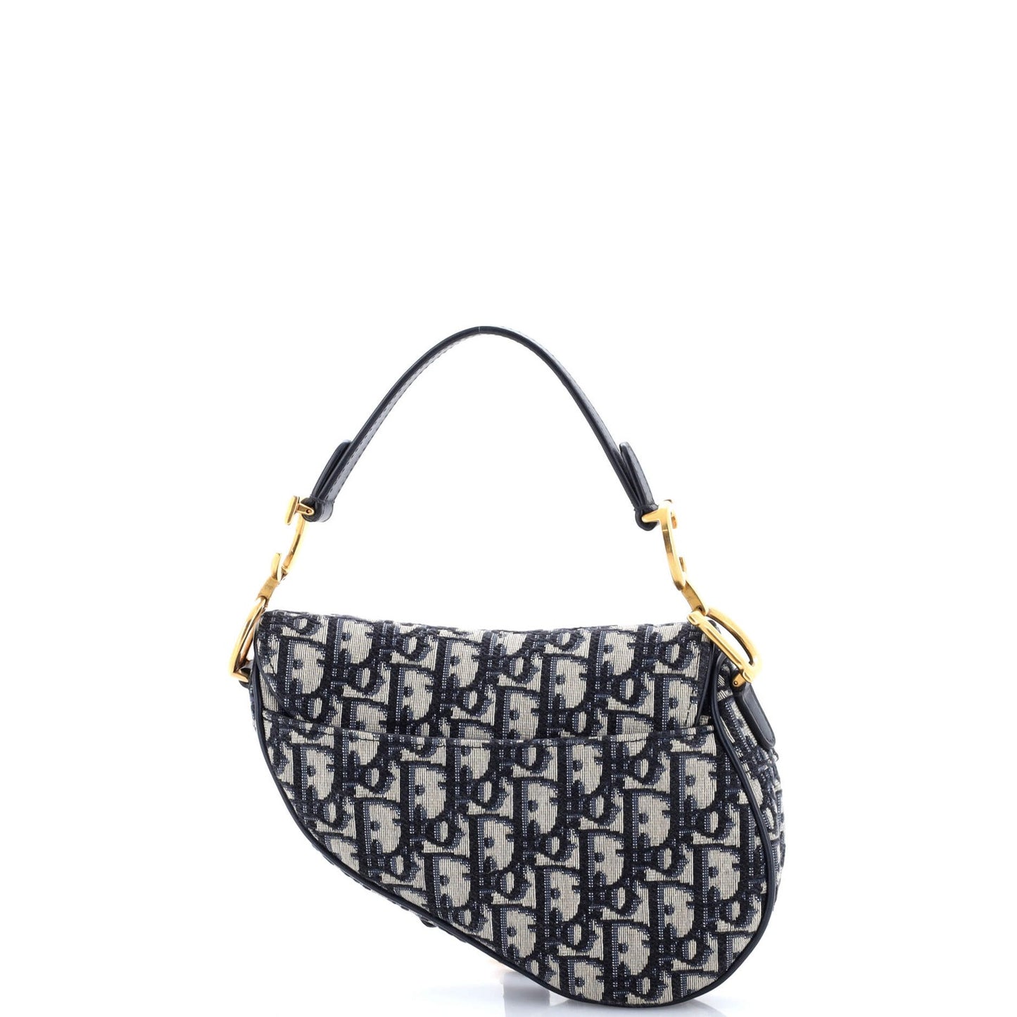 Christian Dior Saddle Handbag Oblique Canvas Mini