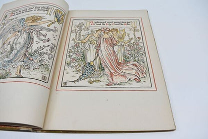 Walter Crane "Queen Summer Or The Journey Of The Lily And The Rose" 1891 English