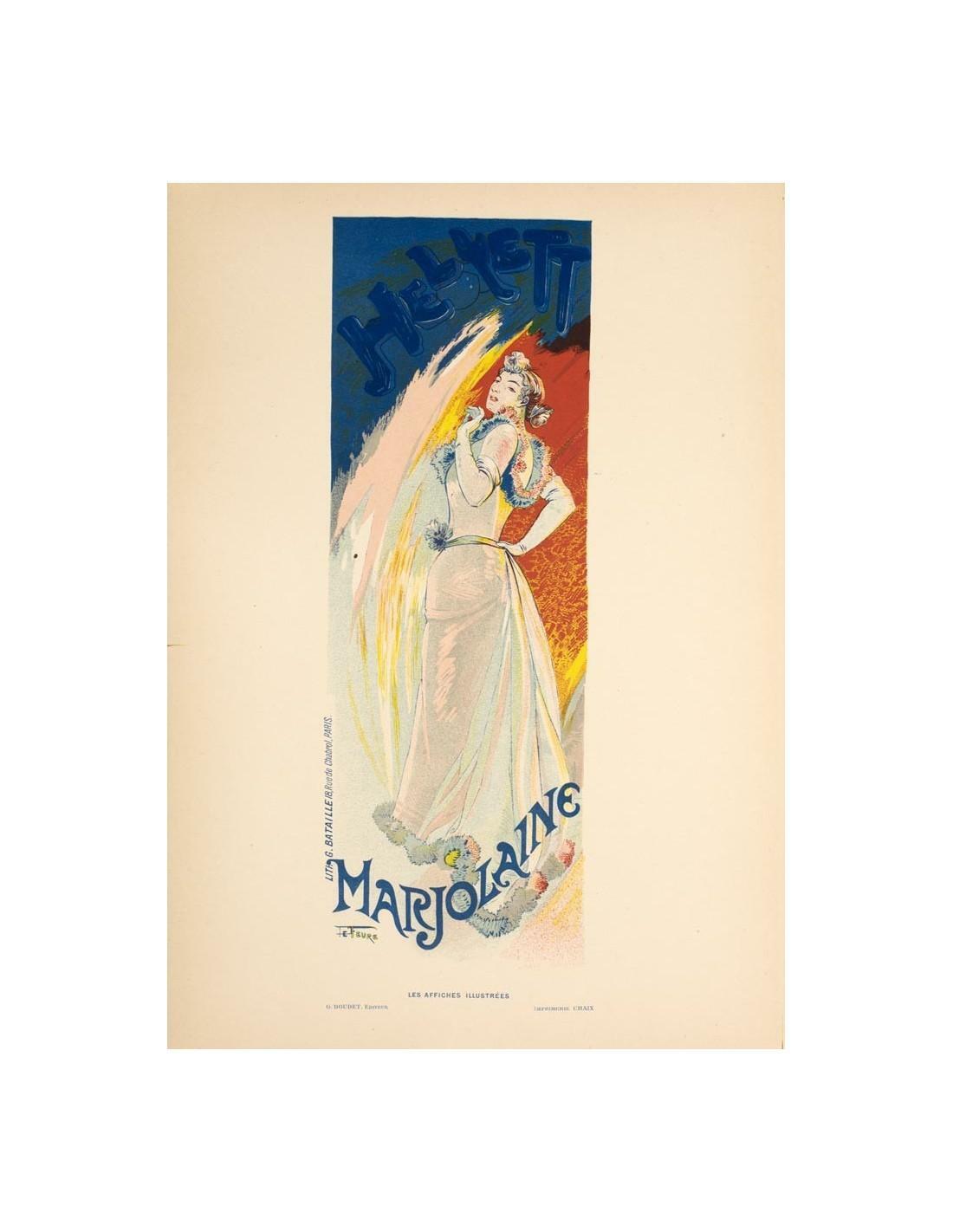 Original Vintage Poster Marjolene By Lefeure For Affiches Illustrees 1896