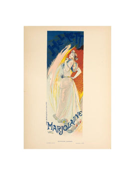 Original Vintage Poster Marjolene By Lefeure For Affiches Illustrees 1896