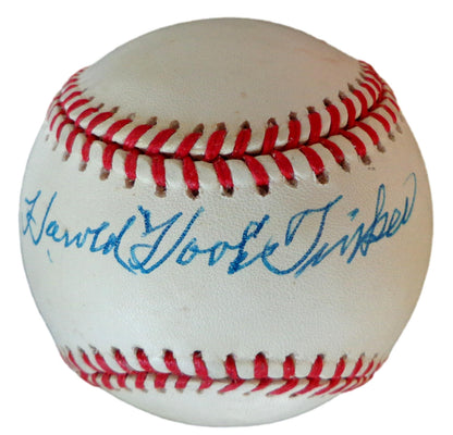 Harold "Hooks" Tinker Signed Baseball Crawfords