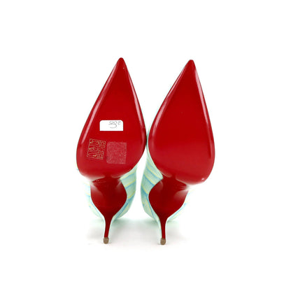 Christian Louboutin Women'S Kate Pumps Crocodile Embossed Leather 100