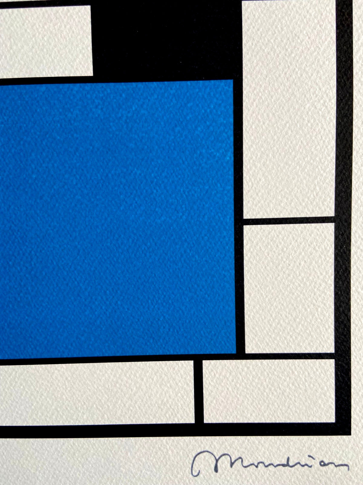 Piet Mondrian Lithograph 1978 - 180Ex, Certified Numbered Coa
