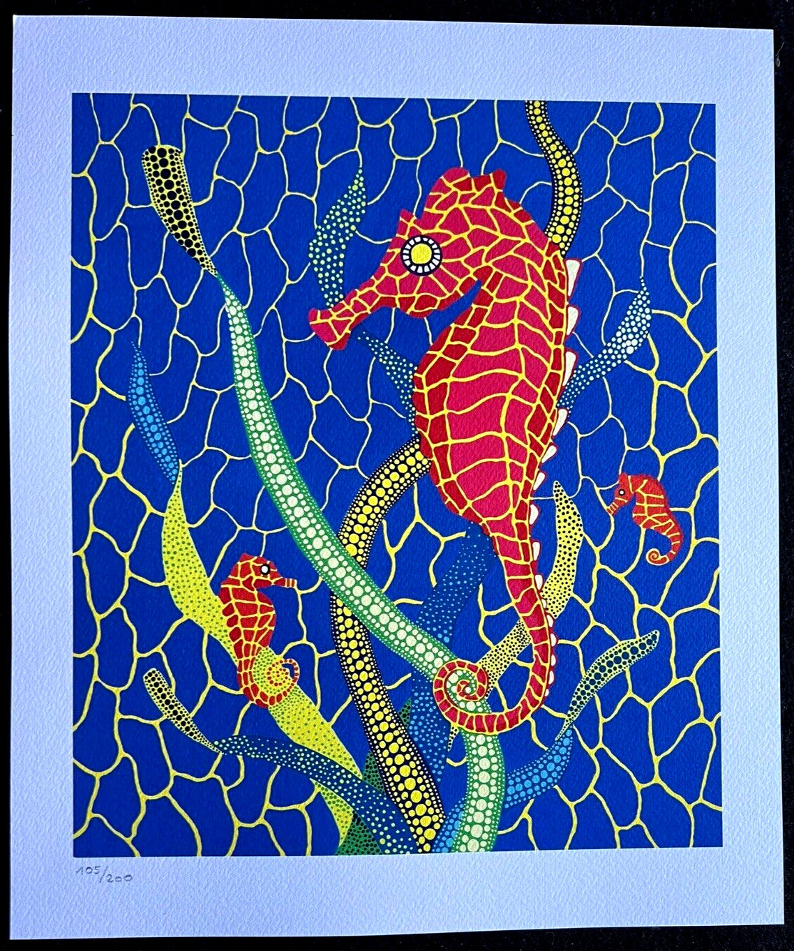 Yayoi Kusama Lithograph Mori Museum Coa Hand Numbered 200 Exe