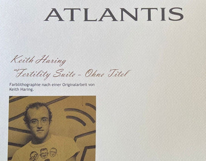 Keith Haring Lithograph Coa Signed Numbered With Certified Pencil