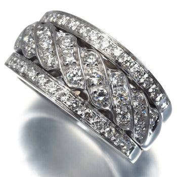 Damiani Ring Diamond Us5.5-5.75 18K 750 White Gold