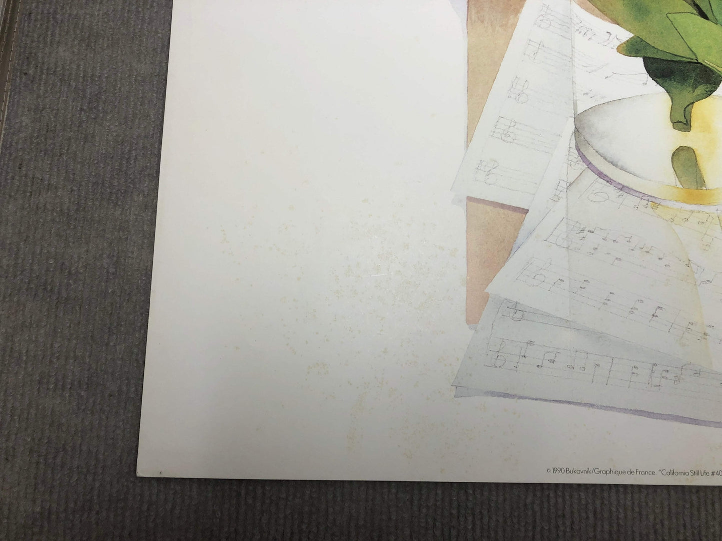 Gary Bukovnik California Still Life #40 " Offset Lithograph Rea