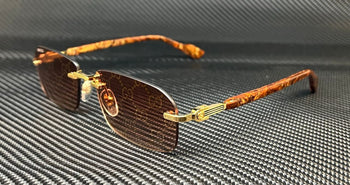 Gucci Gg1221S 004 Gold Orange Men'S 56 Mm L Size