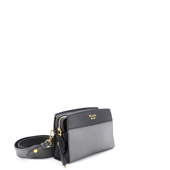 Prada Esplanade Crossbody Bag Saffiano With City Calf Small