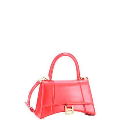 Balenciaga Hourglass Top Handle Bag Leather Small