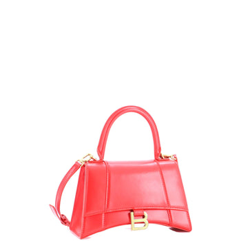 Balenciaga Hourglass Top Handle Bag Leather Small