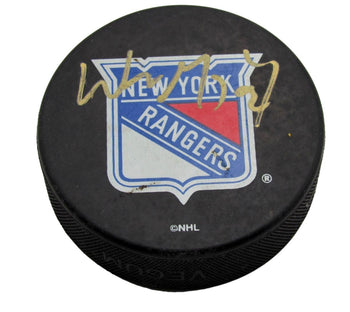 Wayne Gretzky Hof Signed/Autographed New York Rangers Hockey Puck Psa/Dna 197455