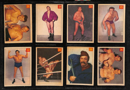 1954-55 Parkhurst Wrestling Complete Set (75)
