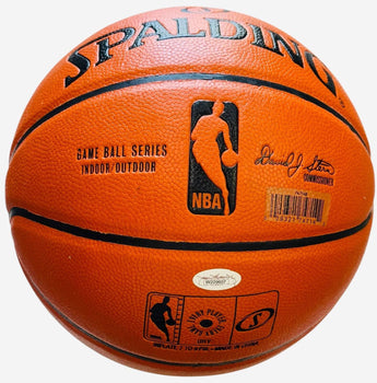 Charlie Scott Autographed Spalding Stat Basketball (Jsa)
