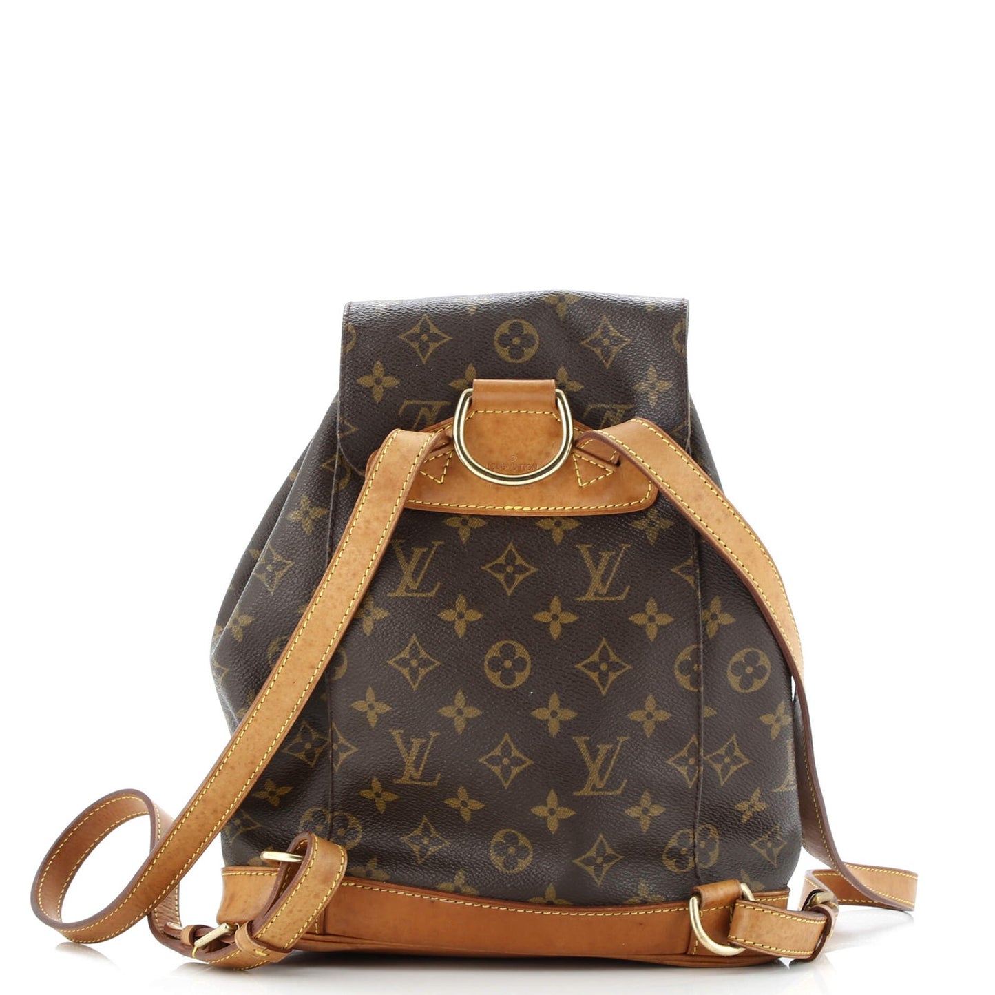 Louis Vuitton Vintage Montsouris Backpack Monogram Canvas Mm