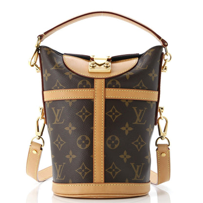 Louis Vuitton Duffle Handbag Monogram Canvas