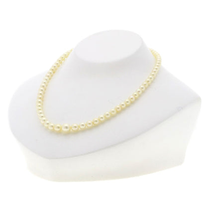 Silver MIKIMOTO Pearl Necklace