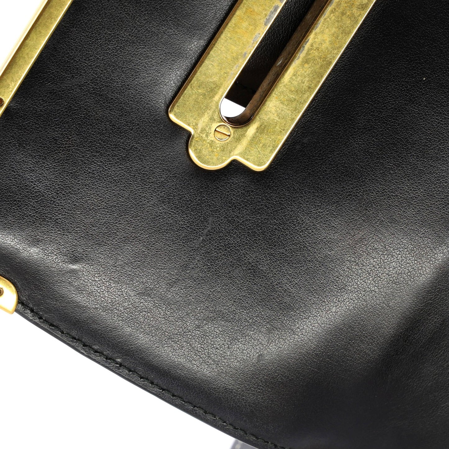 Prada Cahier Crossbody Bag Studded Laser Cut Leather Small