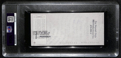 Johnny Unitas Hof Signed/Autographed 2000 Bank