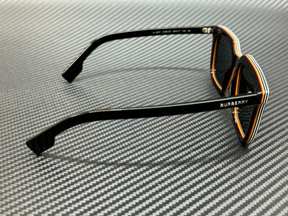 Burberry Be4337 379887 Black Square Men'S 56 Mm Sunglasses